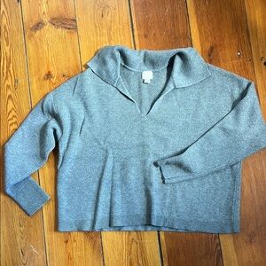 Johnny Collar Cropped Sweater